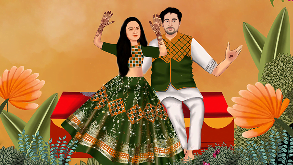 Enhance Your Customized Wedding Invitations with Unique Caricature Designs